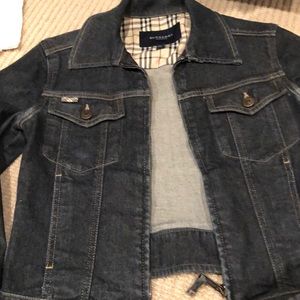 100 percent authentic Burberry denim jacket.